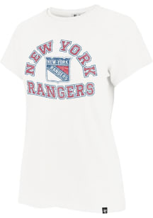 47 New York Rangers Womens White Frankie Short Sleeve T-Shirt