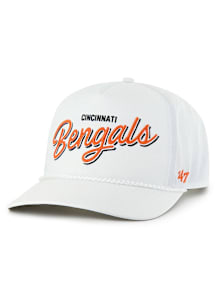 47 Cincinnati Bengals brrr Fairway Hitch Adjustable Hat - White