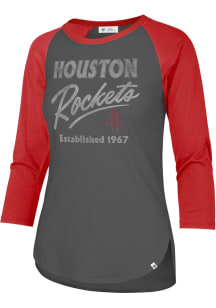 47 Houston Rockets Womens Grey Frankie LS Tee