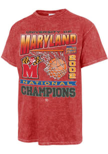 Maryland Terrapins Red 47 National Champions Short Sleeve T Shirt