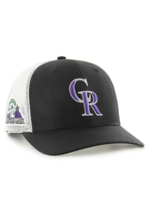 47 Colorado Rockies 1998 All Star Game Sure Shot Trucker Adjustable Hat - Black