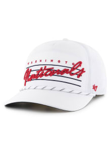 47 Washington Nationals Downburst Hitch Adjustable Hat - White