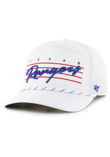 47 Texas Rangers Downburst Hitch Adjustable Hat - White