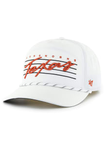 47 Texas Longhorns Downburst Hitch Adjustable Hat - White