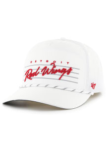 47 Detroit Red Wings Downburst Hitch Adjustable Hat - White