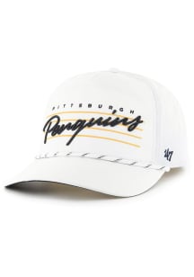 47 Pittsburgh Penguins Downburst Hitch Adjustable Hat - White