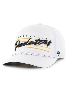 47 Nashville Predators Downburst Hitch Adjustable Hat - White