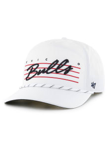 47 Chicago Bulls Downburst Hitch Adjustable Hat - White