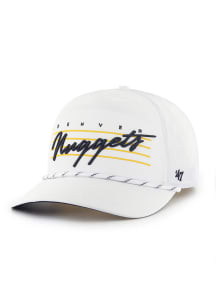 47 Denver Nuggets Downburst Hitch Adjustable Hat - White