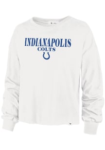 47 Indianapolis Colts Womens White Parkway LS Tee
