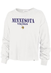 47 Minnesota Vikings Womens White Parkway LS Tee