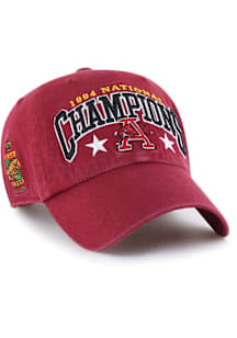 47 Arkansas Razorbacks Title Champs Clean Up Adjustable Hat - Cardinal