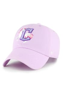 47 Cleveland Guardians Purple Critter Clean Up YTH Youth Adjustable Hat