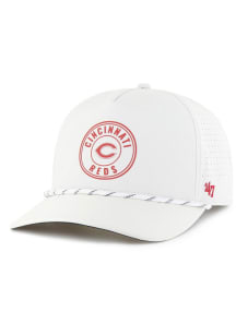 47 Cincinnati Reds Loop Hitch Adjustable Hat - White