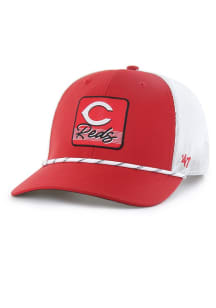 47 Cincinnati Reds Scratch Trucker Adjustable Hat - Red