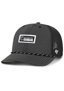 47 Cleveland Guardians Rumble Rope Trucker Adjustable Hat - Black