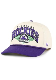 47 Colorado Rockies Pomona TT Rope Hitch Adjustable Hat - Tan