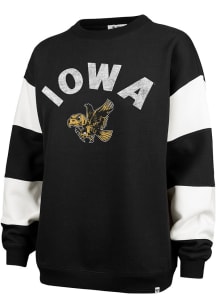 Womens Iowa Hawkeyes Black 47 Eephus Crew Sweatshirt