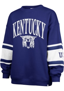 47 Kentucky Wildcats Womens Blue Steadfast Crew Sweatshirt