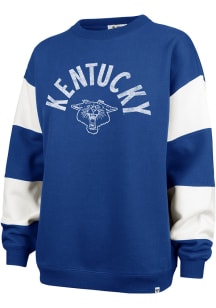 47 Kentucky Wildcats Womens Blue Eephus Crew Sweatshirt
