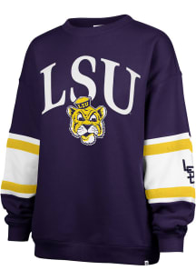 47 LSU Tigers Womens Purple Steadfast Crew Sweatshirt