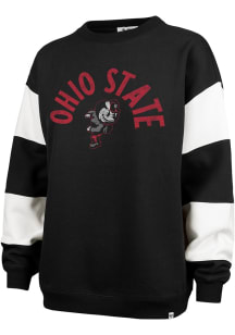 Womens Ohio State Buckeyes Black 47 Eephus Crew Sweatshirt