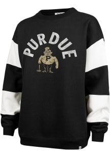 Womens Purdue Boilermakers Black 47 Eephus Crew Sweatshirt