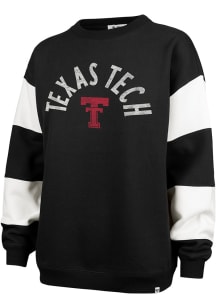 47 Texas Tech Red Raiders Womens Black Eephus Crew Sweatshirt