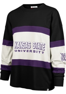 Womens K-State Wildcats Black 47 Breezyway LS Tee