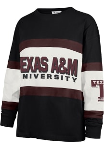 47 Texas A&amp;M Aggies Womens Black Breezyway LS Tee