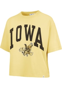 Iowa Hawkeyes Gold 47 Shale Montauk Short Sleeve T-Shirt
