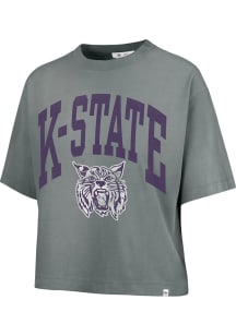 K-State Wildcats Grey 47 Shale Montauk Short Sleeve T-Shirt