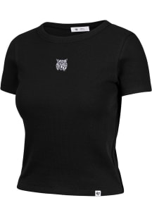 K-State Wildcats Black 47 Micro Ribbed Short Sleeve T-Shirt