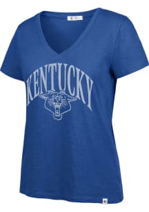 47 Kentucky Wildcats Womens Blue Tried and True Short Sleeve T-Shirt