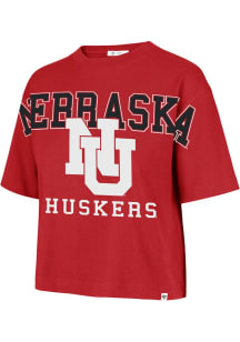 Nebraska Cornhuskers Red 47 Outreach Short Sleeve T-Shirt