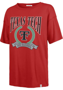 47 Texas Tech Red Raiders Womens Red Flaunt Short Sleeve T-Shirt