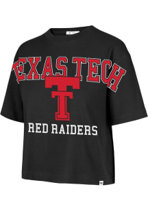 47 Texas Tech Red Raiders Womens Black Outreach Short Sleeve T-Shirt