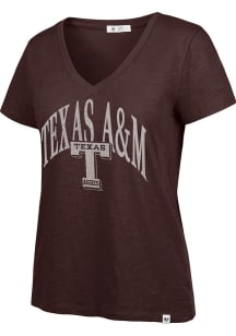 47 Texas A&amp;M Aggies Womens Maroon Tried and True Short Sleeve T-Shirt