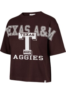 47 Texas A&amp;M Aggies Womens Maroon Outreach Short Sleeve T-Shirt