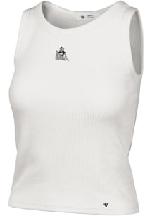 Womens K-State Wildcats Ivory 47 Micro Embroidery Tank Top