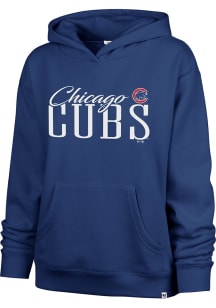 47 Chicago Cubs Womens Blue Whim Hooded Sweatshirt