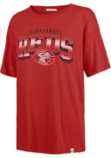 47 Cincinnati Reds Womens Red Sadie Short Sleeve T-Shirt