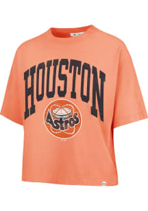 47 Houston Astros Womens Orange Shale Short Sleeve T-Shirt