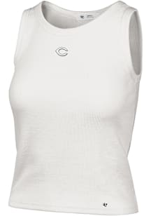 47 Cincinnati Reds Womens White Micro Baby Tank Top