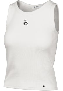 47 St Louis Cardinals Womens White Micro Baby Tank Top