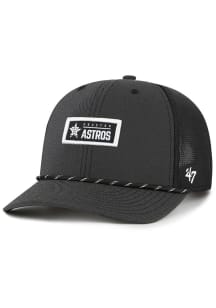 47 Houston Astros Rumble Rope Trucker Adjustable Hat - Black
