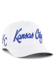 47 Kansas City Royals Overhand Hitch Adjustable Hat - White