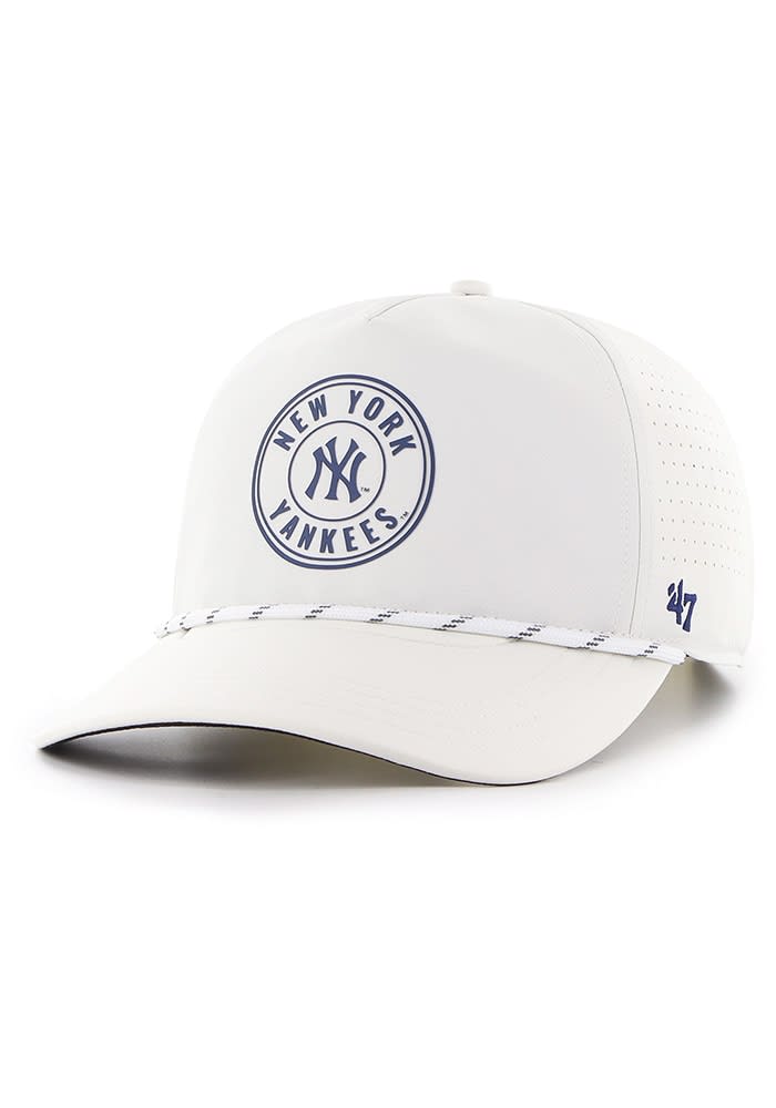 47 New York Yankees White Loop Hitch Adjustable Hat - 48022724