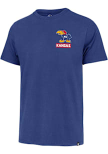 47 Kansas Jayhawks Black Knock Back Franklin Short Sleeve Fashion T Shirt
