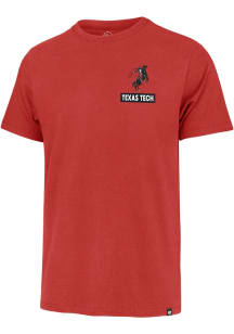 47 Texas Tech Red Raiders Red Knock Back Franklin Short Sleeve Fashion T Shirt